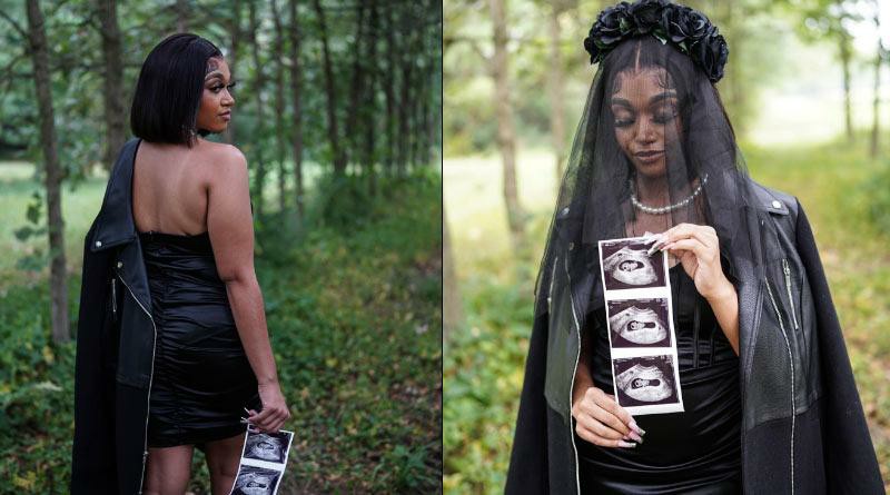 New Trend - Theme of Funeral - Style of Pregnancy Shoot