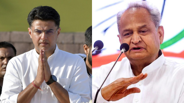 Loss to Congress due to Pilot\'s \'Jan Sangharsh Yatra\', shocking results in survey Good news for CM Gehlot