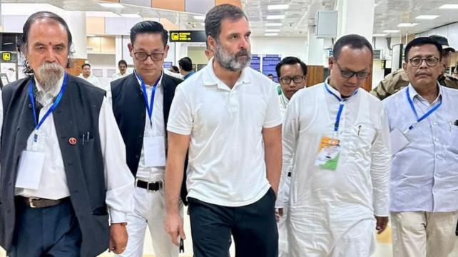 Rahul Gandhi reaches Manipur amid violence, will visit relief camps in two days