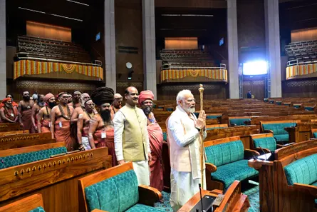 Rise of self-reliant India, Prime Minister Narendra Modi inaugurated the new Parliament