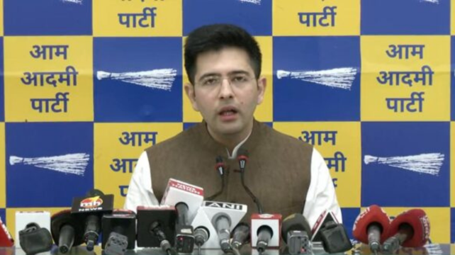 Raghav Chadha called BJP\'s allegation a conspiracy, said forgery in the complaint as well, challenged to show the signed papers
