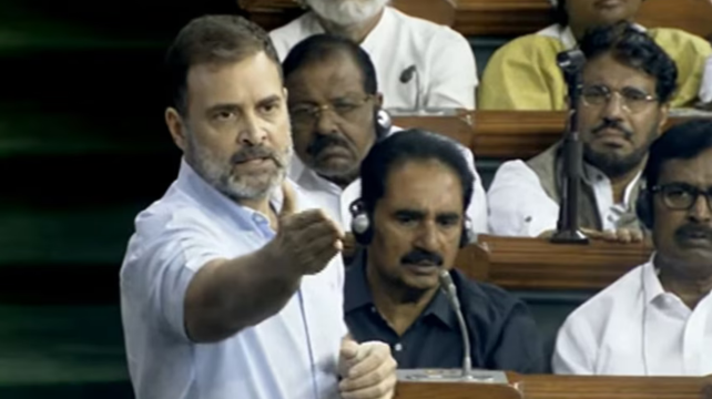 Second day of discussion on no-confidence motion, Rahul Gandhi spoke on Manipur violence, said Mother India was killed