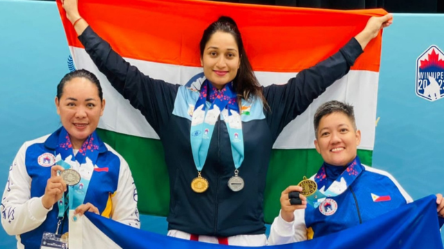 Gold for India in World Police Fire Games, Bhopal\'s Reena showed wonder in Canada