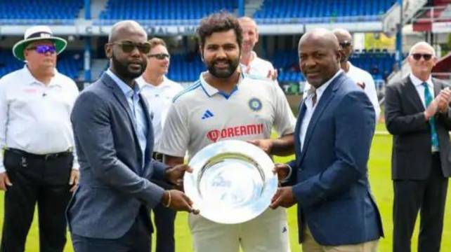 Second match of India and West Indies Test series, know the target of runs set by Team India on the first day