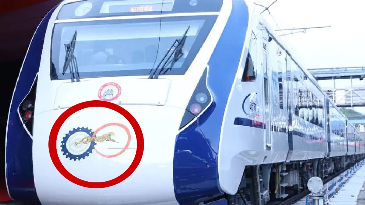 Cheetah picture on new Vande Bharat, Cheetah will be seen on all upcoming Vande Bharat trains - Cheetah means \'speed\'
