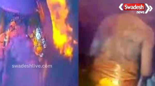 An elderly servant burnt in the fire in Mahakal temple died during treatment, the incident took place during the Bhasma Aarti on the day of Holi.