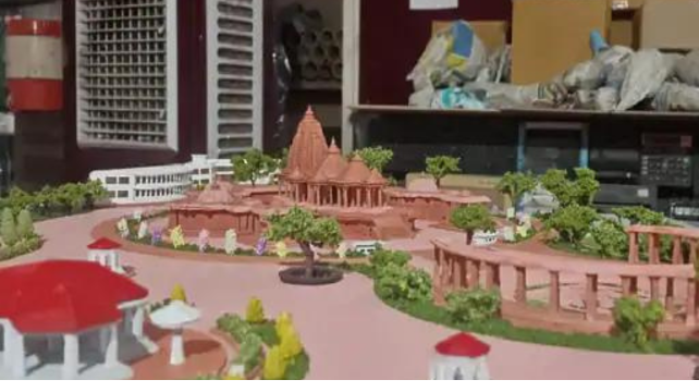 3D model of Sant Ravidas Dham ready, built in Bhopal within 25 days, know how the temple will be